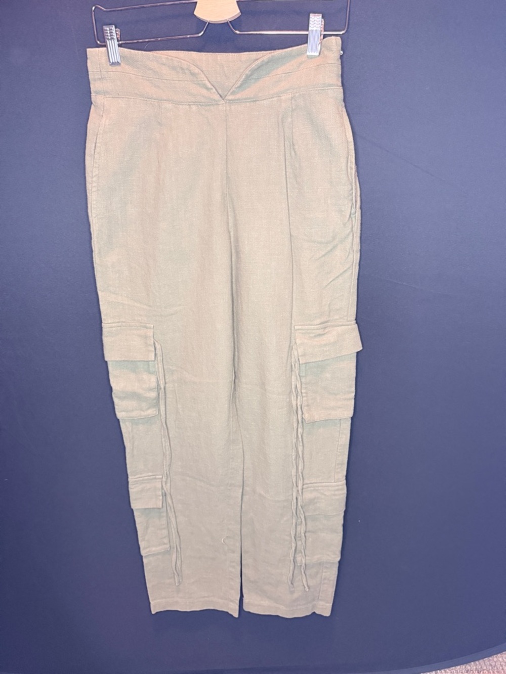 JLUXLABEL Olive Green Cargo Trousers
